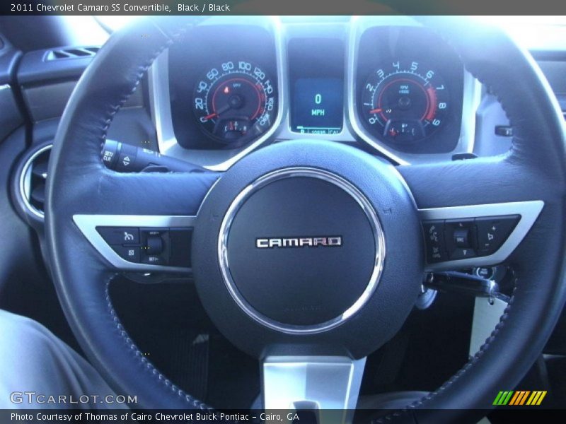 Black / Black 2011 Chevrolet Camaro SS Convertible