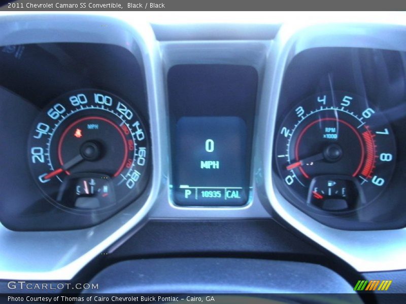 Black / Black 2011 Chevrolet Camaro SS Convertible