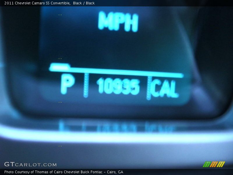 Black / Black 2011 Chevrolet Camaro SS Convertible
