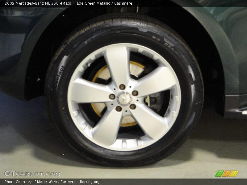 Jade Green Metallic / Cashmere 2009 Mercedes-Benz ML 350 4Matic