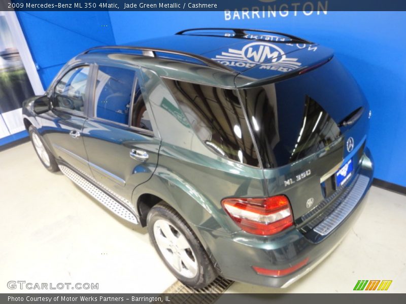 Jade Green Metallic / Cashmere 2009 Mercedes-Benz ML 350 4Matic