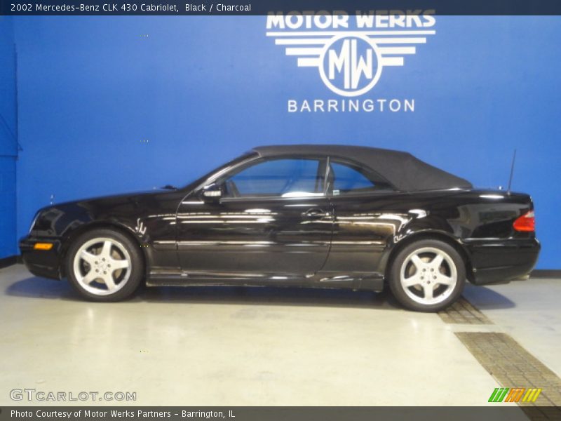 Black / Charcoal 2002 Mercedes-Benz CLK 430 Cabriolet