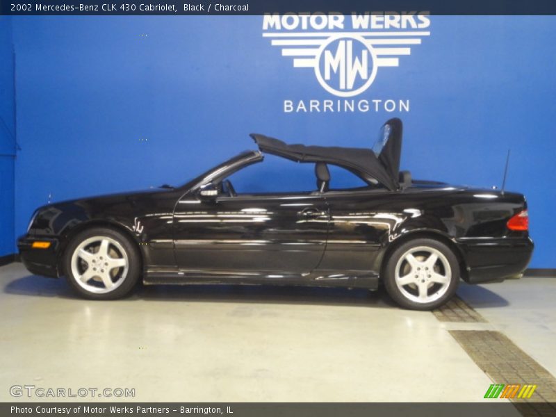 Black / Charcoal 2002 Mercedes-Benz CLK 430 Cabriolet