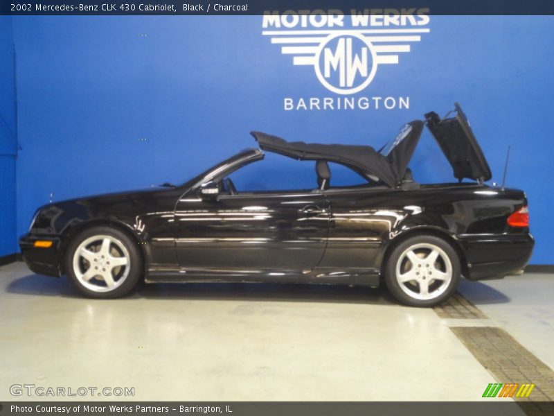 Black / Charcoal 2002 Mercedes-Benz CLK 430 Cabriolet