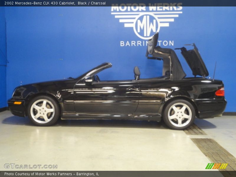 Black / Charcoal 2002 Mercedes-Benz CLK 430 Cabriolet