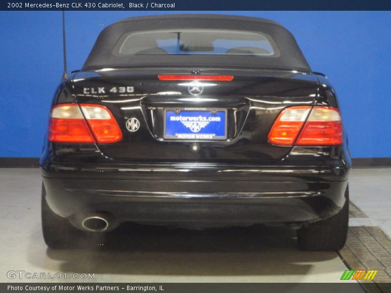 Black / Charcoal 2002 Mercedes-Benz CLK 430 Cabriolet