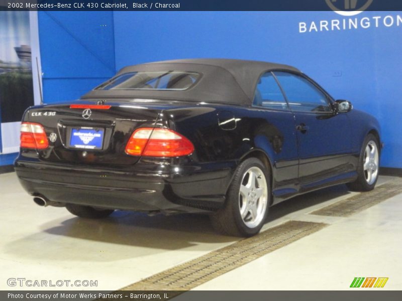 Black / Charcoal 2002 Mercedes-Benz CLK 430 Cabriolet