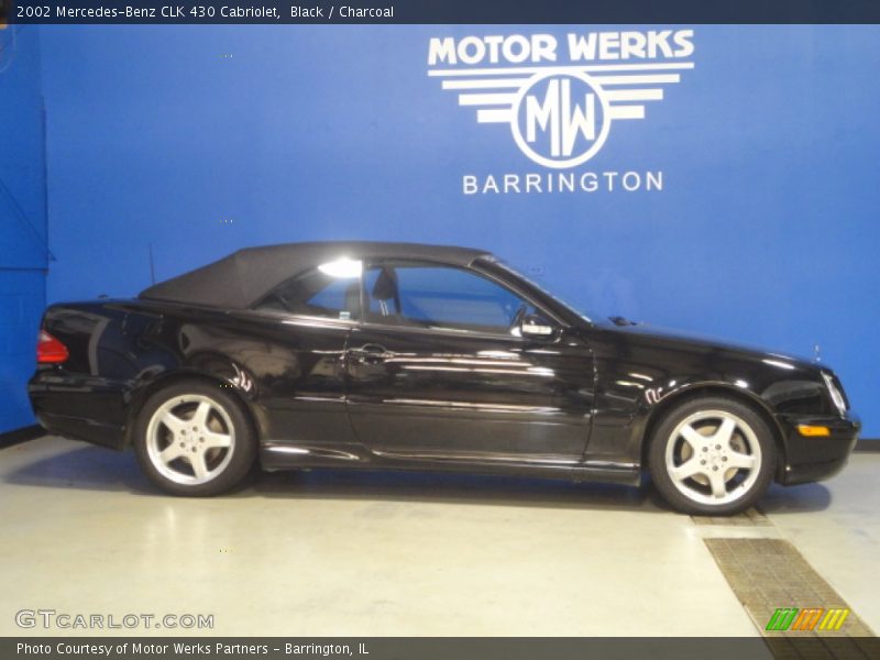 Black / Charcoal 2002 Mercedes-Benz CLK 430 Cabriolet