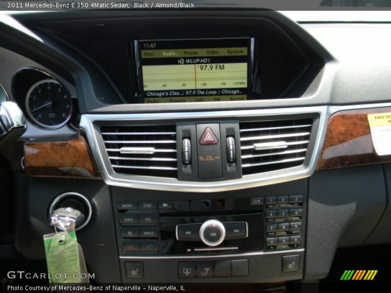 Black / Almond/Black 2011 Mercedes-Benz E 350 4Matic Sedan