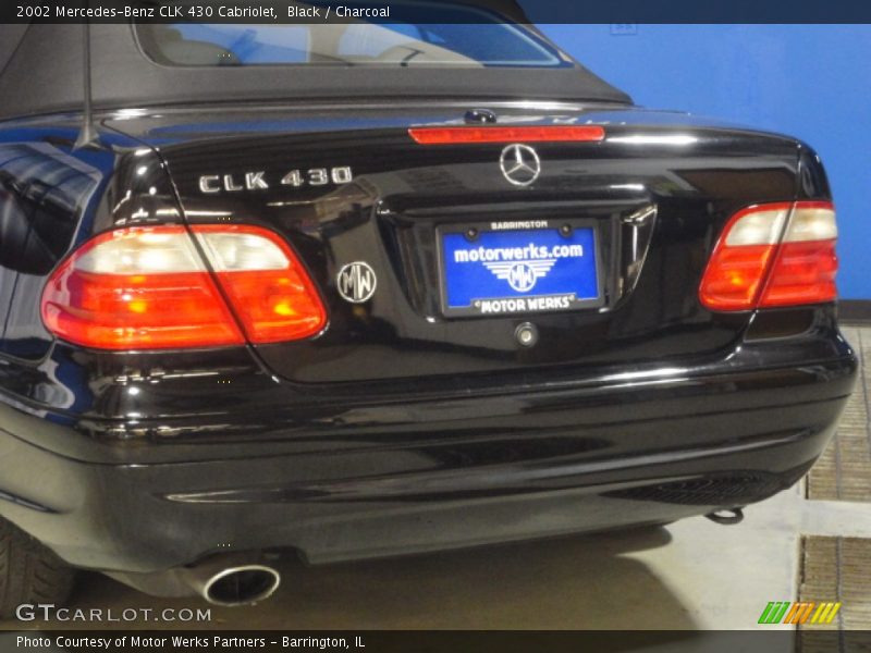 Black / Charcoal 2002 Mercedes-Benz CLK 430 Cabriolet