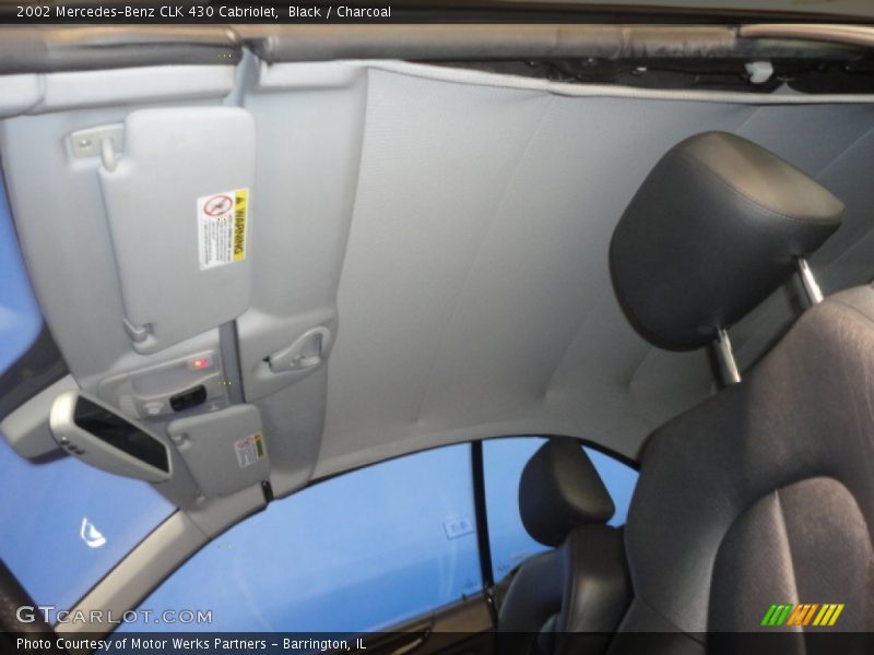 Black / Charcoal 2002 Mercedes-Benz CLK 430 Cabriolet