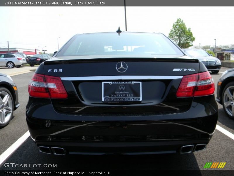 Black / AMG Black 2011 Mercedes-Benz E 63 AMG Sedan