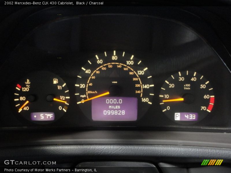 Black / Charcoal 2002 Mercedes-Benz CLK 430 Cabriolet