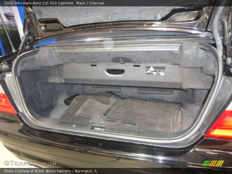 Black / Charcoal 2002 Mercedes-Benz CLK 430 Cabriolet