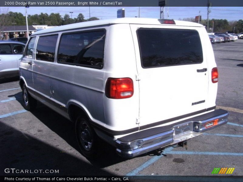 Bright White / Camel/Tan 2000 Dodge Ram Van 2500 Passenger