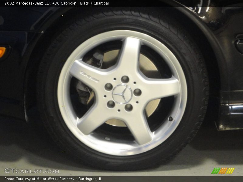 Black / Charcoal 2002 Mercedes-Benz CLK 430 Cabriolet
