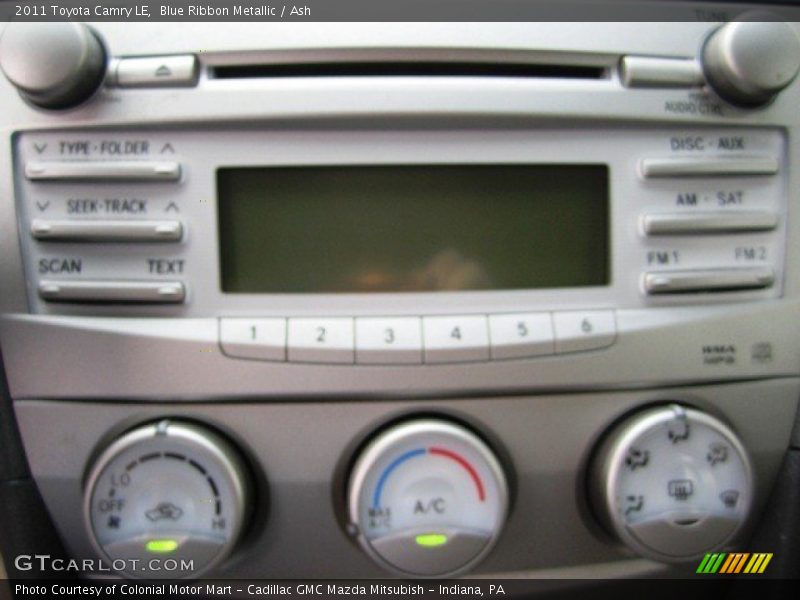 Blue Ribbon Metallic / Ash 2011 Toyota Camry LE