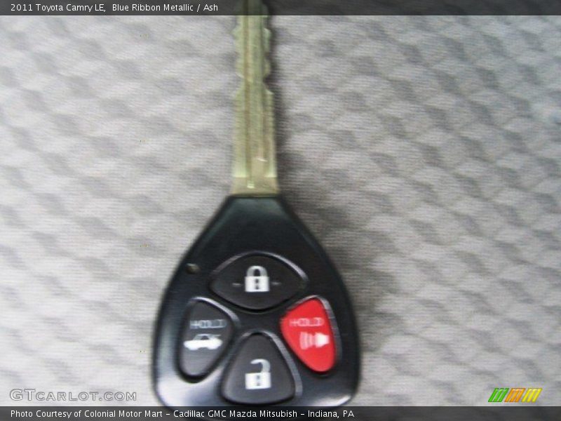 Blue Ribbon Metallic / Ash 2011 Toyota Camry LE