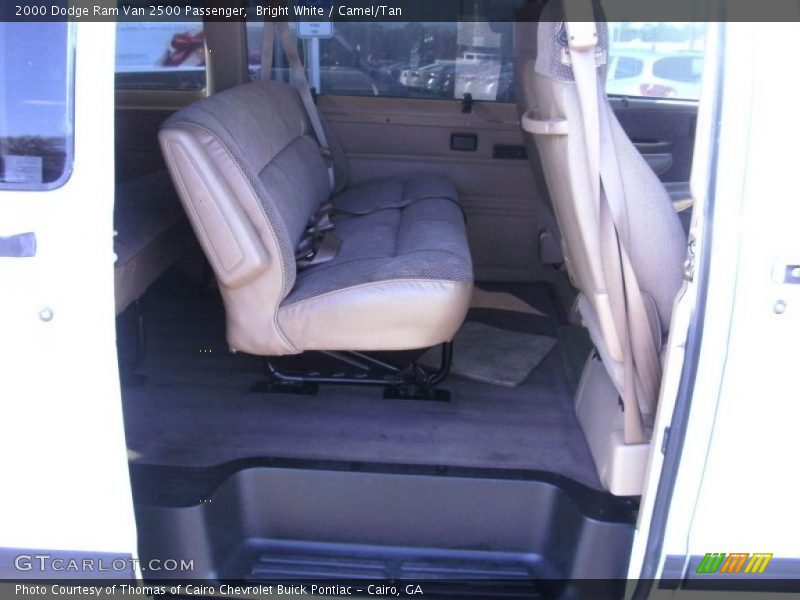 Bright White / Camel/Tan 2000 Dodge Ram Van 2500 Passenger