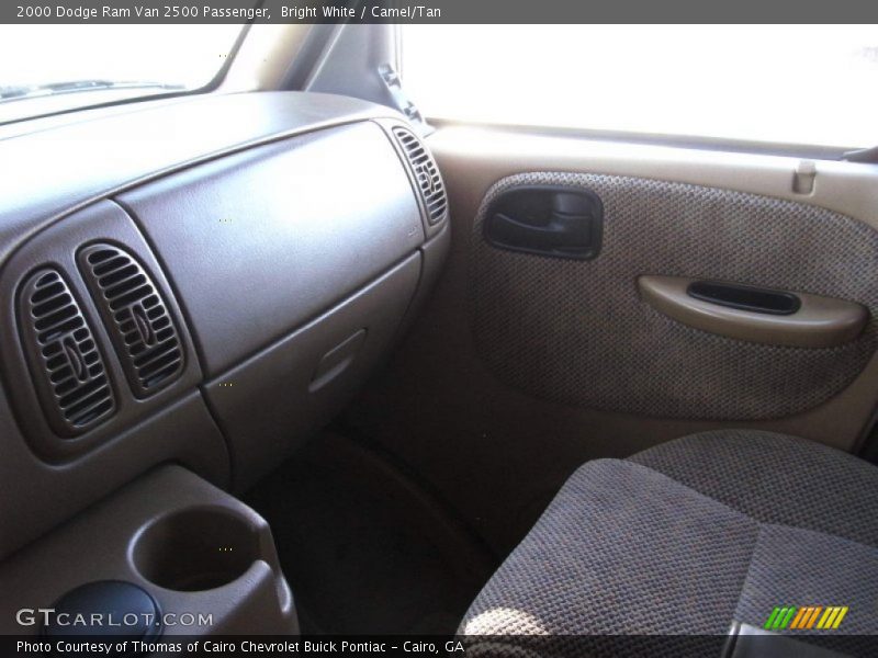Bright White / Camel/Tan 2000 Dodge Ram Van 2500 Passenger
