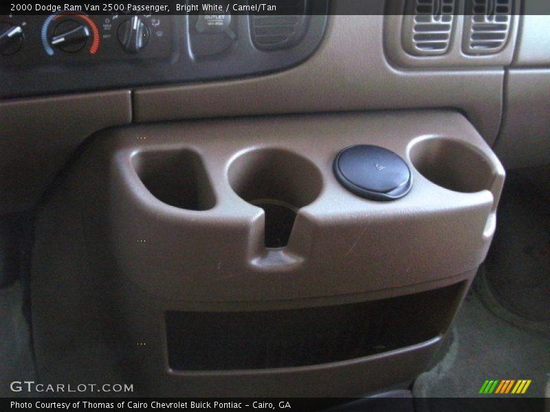 Bright White / Camel/Tan 2000 Dodge Ram Van 2500 Passenger