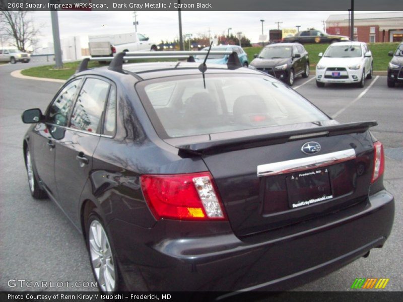 Dark Gray Metallic / Carbon Black 2008 Subaru Impreza WRX Sedan