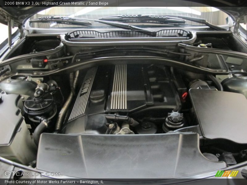 Highland Green Metallic / Sand Beige 2006 BMW X3 3.0i