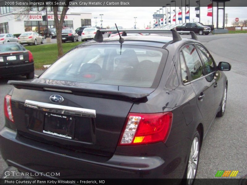 Dark Gray Metallic / Carbon Black 2008 Subaru Impreza WRX Sedan