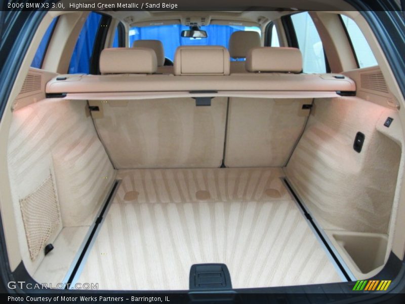 Highland Green Metallic / Sand Beige 2006 BMW X3 3.0i