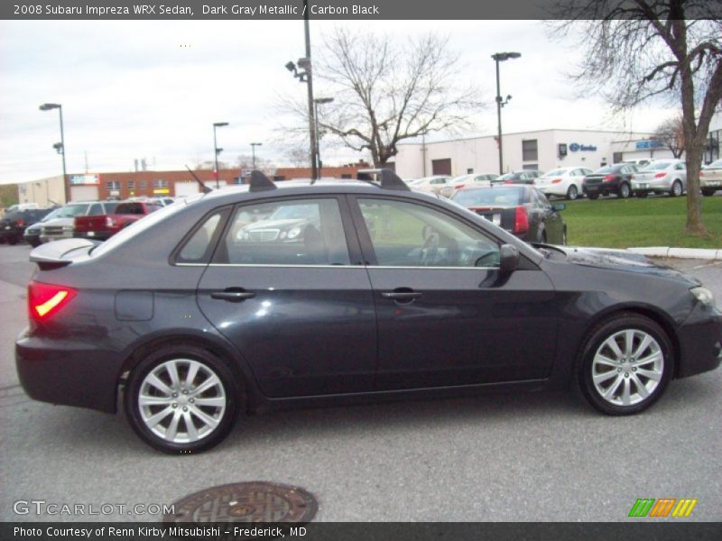 Dark Gray Metallic / Carbon Black 2008 Subaru Impreza WRX Sedan