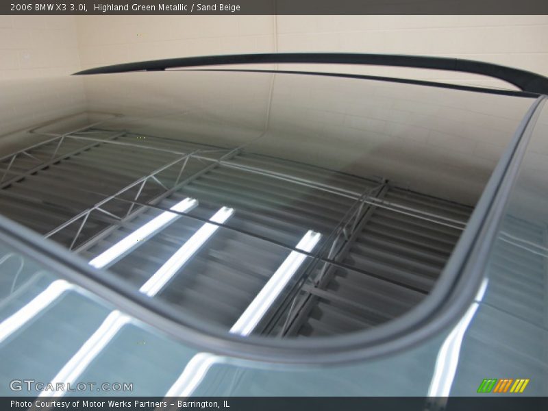 Highland Green Metallic / Sand Beige 2006 BMW X3 3.0i