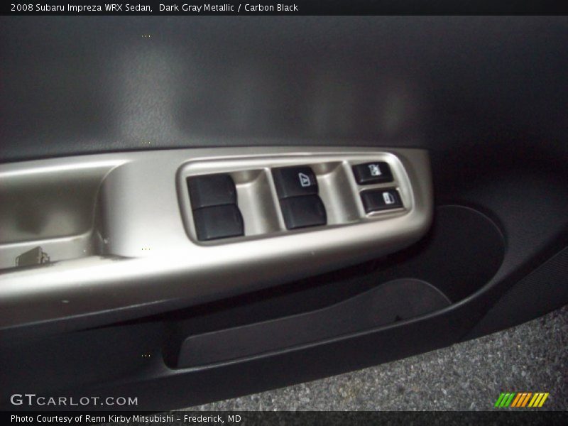 Dark Gray Metallic / Carbon Black 2008 Subaru Impreza WRX Sedan