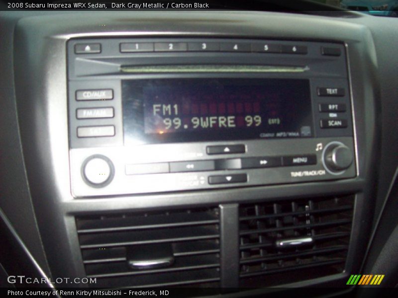 Dark Gray Metallic / Carbon Black 2008 Subaru Impreza WRX Sedan