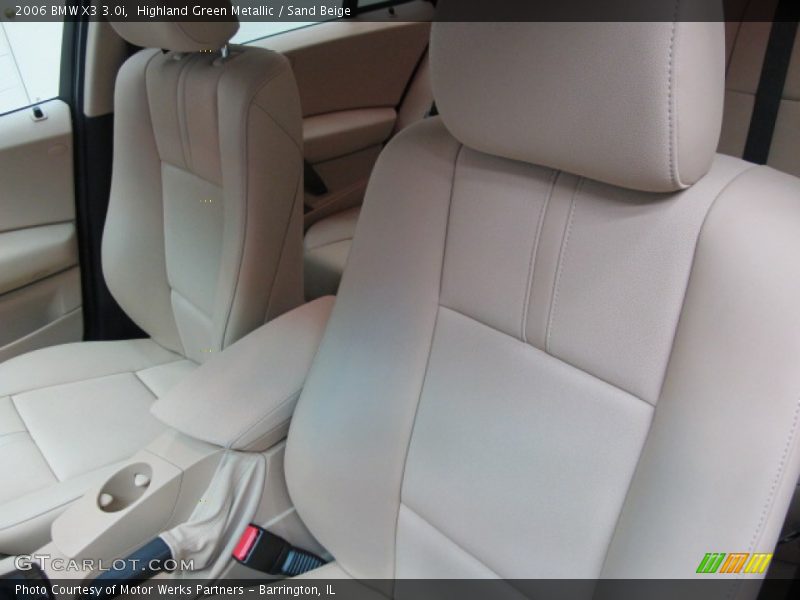 Highland Green Metallic / Sand Beige 2006 BMW X3 3.0i