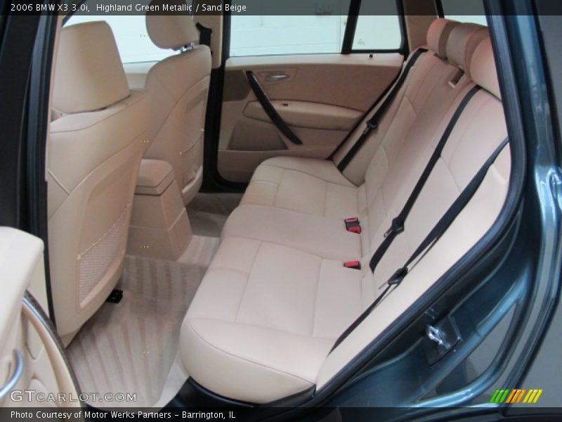 Highland Green Metallic / Sand Beige 2006 BMW X3 3.0i