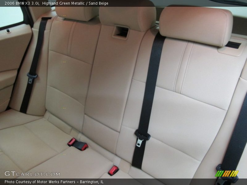 Highland Green Metallic / Sand Beige 2006 BMW X3 3.0i