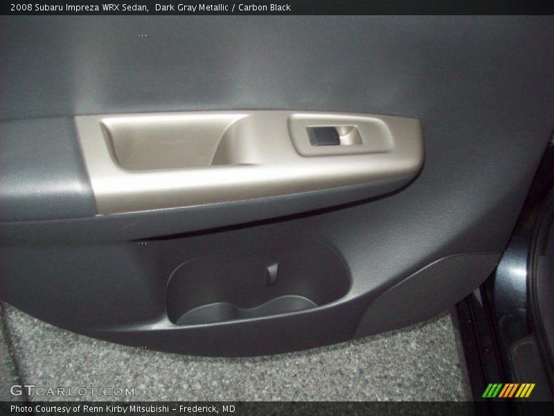 Dark Gray Metallic / Carbon Black 2008 Subaru Impreza WRX Sedan