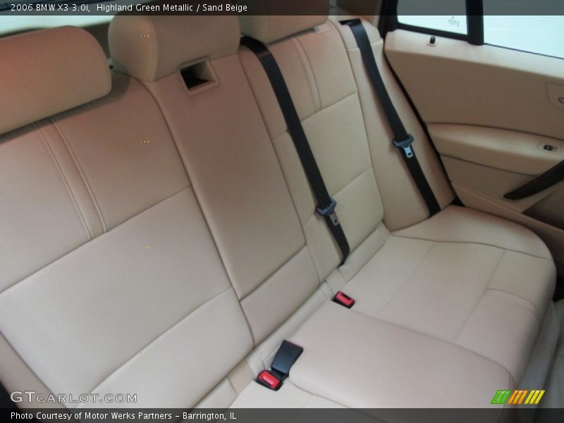 Highland Green Metallic / Sand Beige 2006 BMW X3 3.0i