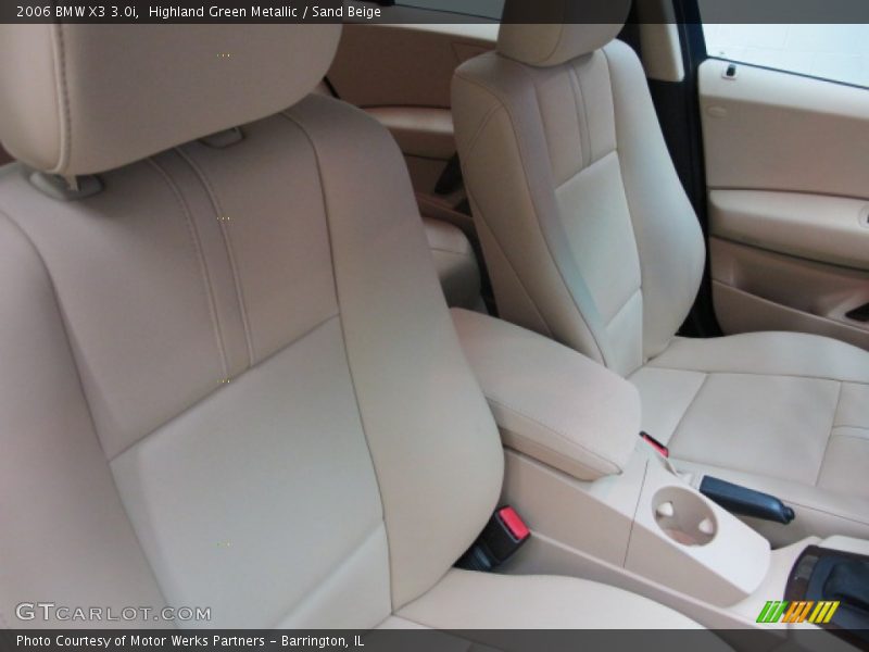 Highland Green Metallic / Sand Beige 2006 BMW X3 3.0i