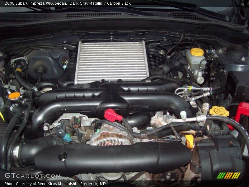 Dark Gray Metallic / Carbon Black 2008 Subaru Impreza WRX Sedan