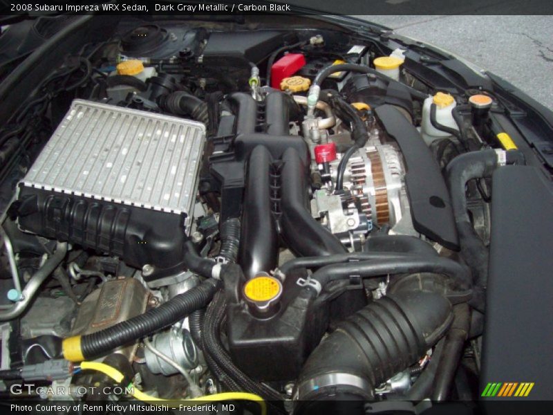 Dark Gray Metallic / Carbon Black 2008 Subaru Impreza WRX Sedan