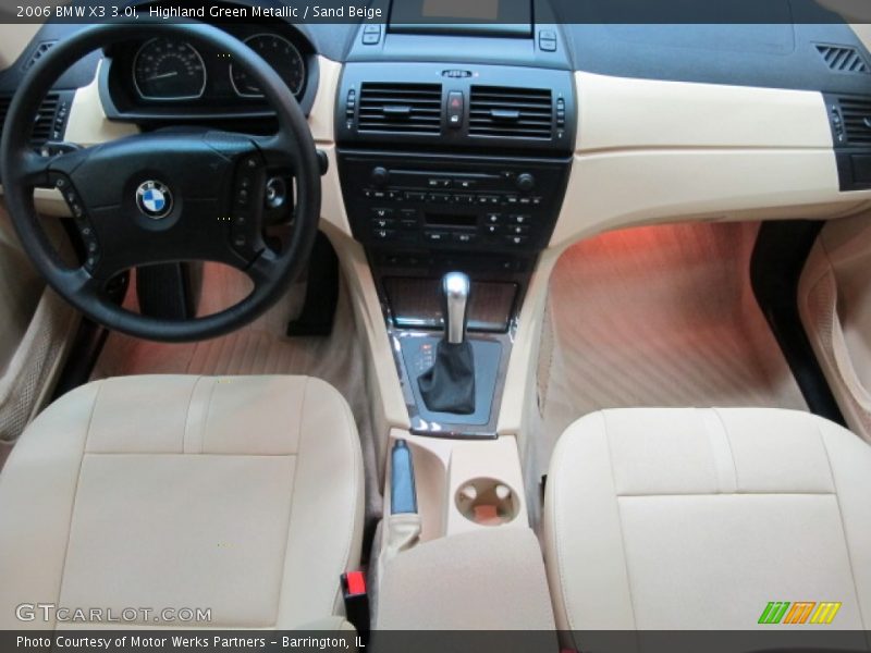 Highland Green Metallic / Sand Beige 2006 BMW X3 3.0i
