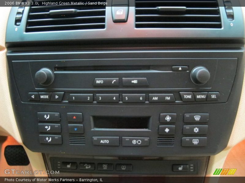 Highland Green Metallic / Sand Beige 2006 BMW X3 3.0i