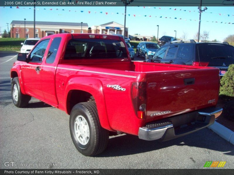 Fire Red / Dark Pewter 2006 GMC Canyon SL Extended Cab 4x4