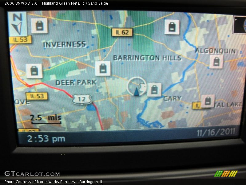 Highland Green Metallic / Sand Beige 2006 BMW X3 3.0i