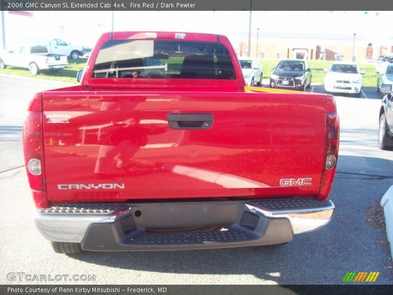Fire Red / Dark Pewter 2006 GMC Canyon SL Extended Cab 4x4