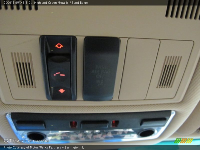Highland Green Metallic / Sand Beige 2006 BMW X3 3.0i