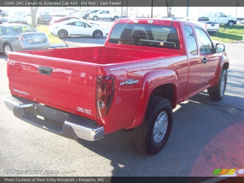 Fire Red / Dark Pewter 2006 GMC Canyon SL Extended Cab 4x4