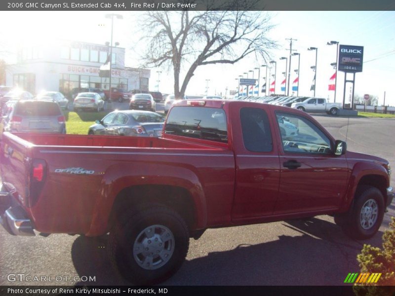 Fire Red / Dark Pewter 2006 GMC Canyon SL Extended Cab 4x4