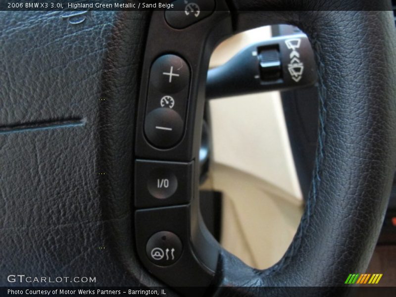 Highland Green Metallic / Sand Beige 2006 BMW X3 3.0i